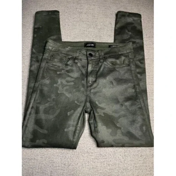 Joe’s Jeans Coated Camo The Icon Mid-Rise Skinny Ankle Jeans Women Size 25 - Picture 6 of 16